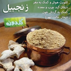 تصویر زنجبیل ساییده درجه 1 (100گرم)-پودر زنجبیل-زنجبیل آسیاب شده-عطاری گلدونه 