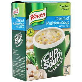تصویر سوپ نیمه آماده KNORR قارچ و خامه 80 گرمی KNORR mushroom and cream semi-prepared soup 80 grams