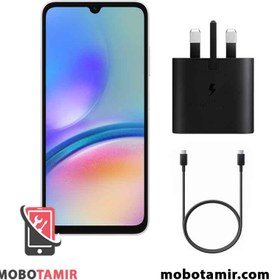 تصویر شارژر سامسونگ A55 کیفیت اورجینال - آداپتور به همراه کابل / مشکی Samsung Galaxy A55 Charger - EP TA800 - Original