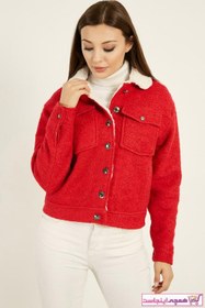 تصویر ژاکت زنانه جدید برند Sateen رنگ قرمز ty33461283 