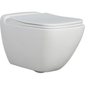 تصویر توالت فرنگی وال هنگ گاتریا مدل ساترون 