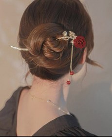 تصویر کانزاشی رز قرمز 