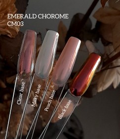 تصویر کروم زمردی ۱۱ رنگ - Cm06 Emerald chorome 11 color