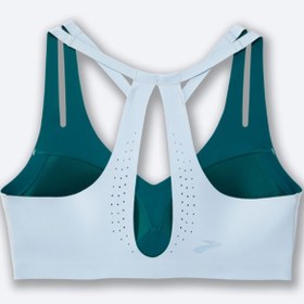 تصویر نیمتنه ورزشی بروکس Brooks Dare Strappy Run Bra یخی 