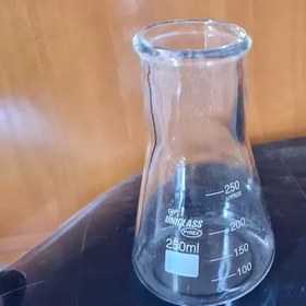 تصویر ارلن مایر (250 میلی لیتر) پیرکس Erlenmeyer flask ارلنمایر erlenmeyer flask مایرارلن erlenmeyerflask 