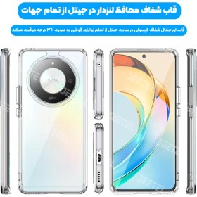 تصویر قاب Space ژله ای شفاف مناسب برای Honor X9b Cover For Honor X9b