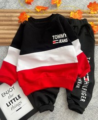 تصویر ست پوشاک پسرانه تامی سایز ۴۰ تا ۷ سال جنس پنبه لاکرا 