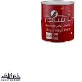 تصویر رنگ قرمز روغنی ربعی رسام 