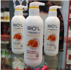 تصویر لوسیون مرطوب کننده بدن بیول مدل Milky Honey مناسب پوست خیلی خشک حجم ۲۵۰ میلی لیتر 
