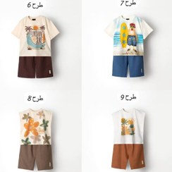 تصویر تیشرت شلوارک بچگانه کوچک برند آکو AKU 