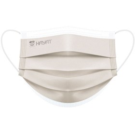 تصویر ماسک تنفسی حیات پوشش پاک مدل سه لایه مجموعه 50 عددی 