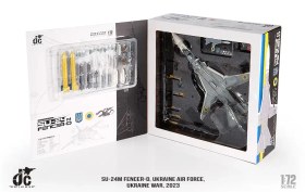 تصویر ماکت جنگنده سوخو 24 فنسر نیروی هوایی اکراین | JC Wings 1:72 Sukhoi Su-24M Fencer-D Ukrainian Air Force 