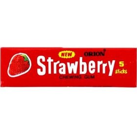 تصویر آدامس توت فرنگی اصل 