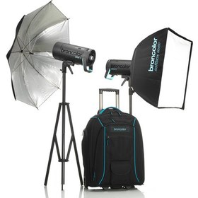 تصویر کیت فلاش باطری دار برانکالر 800 وات Broncolor Siros 800 L Battery-Powered 2-Light Outdoor Kit 2 