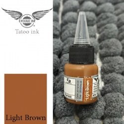 تصویر رنگ تتو engrave حجم 20 میل ساخت آلمان Light Brown 