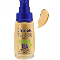 تصویر کرم پودر جویل مدل چای سبز شماره J01 حجم 30 میل Joelle 12h Even Better Foundation With Green Tea01