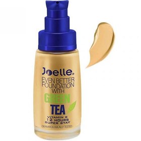 تصویر کرم پودر جویل مدل چای سبز شماره J01 حجم 30 میل Joelle 12h Even Better Foundation With Green Tea01