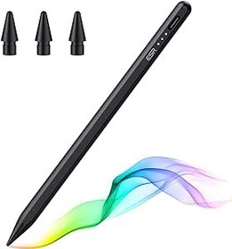تصویر ESR برای Apple Pen، iPad Pencil، Stylus Pen برای iPad 10/9/8/7/6، iPad Pro 11/12.9، iPad Air 5/4/3، iPad Mini 6/5، حساسیت شیب و رد کف دست، پیوست مغناطیسی ، سیاه - ارسال 20 روز کاری ا ESR for Apple Pen, iPad Pencil, Stylus Pen for iPad 10/9/8/7/6, iPad Pro 11/12.9, iPad Air 5/4/3, iPad Mini 6/5, Tilt Sensitivity and Palm Rejection, Magnetic Attachment, Black ESR for Apple Pen, iPad Pencil, Stylus Pen for iPad 10/9/8/7/6, iPad Pro 11/12.9, iPad Air 5/4/3, iPad Mini 6/5, Tilt Sensitivity and Palm Rejection, Magnetic Attachment, Black