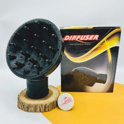 تصویر دیسپانسر سشوار سرکج مشکی 