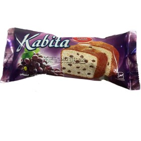 تصویر کیک صبحانه کشمشی۱۰۰ گرمی کبیتا تعداد در کارتن ۳۶ عددی Kabita cake