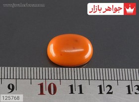 تصویر نگین کهربا بولونی لهستان مات اصل کد 125768 