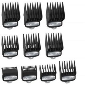 تصویر ست شانه ماشین اصلاح وال (10 عددی) WAHL shaver comb set (10 pieces)