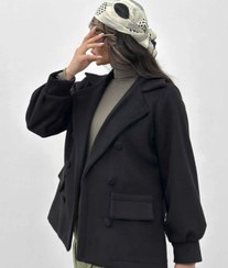 تصویر پالتو فوتر عروسکی زنانه و دخترانه | درجه یک و ترند خاص | فری‌سایز 36 تا 42 | بلاوین شاپ - مشکی 