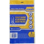 تصویر پاکت جاروبرقی{کیسه ی هپا} میکرو نایلونی P3 فیلیپس کاست دار 5عددی-مناسب الکترولوکس و آاگ 