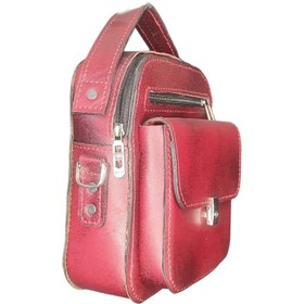 تصویر کیف چرم اسپرت مردانه مدل متین 