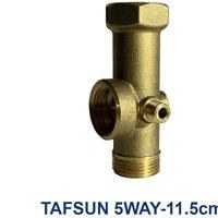 تصویر پنج راهی برنجی تفسان مدل TAFSUN 5WAY-11.5cm 