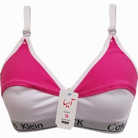 تصویر سوتین نخی بدون فنر calvinklein کد M-4007 سرخابی 