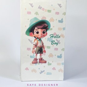 تصویر آلبوم پاکتی کودک 10×15 طرح پسرک ماجراجو (ظرفیت 300 عکس) 