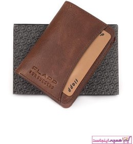 تصویر کیف کارت بانکی اصل برند Flapp رنگ قهوه ای کد ty77344071 