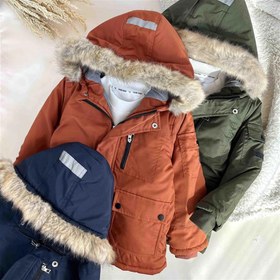 تصویر کاپشن اسپورت کلاهدار وارداتی ترکیه - سرمه ای / ۱۷۰ 