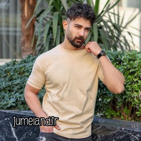 تصویر تیشرت لش لانگ بیسیک مردانه سبز کله قازی - 3XL Plain Green Carpet T Shirt