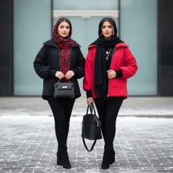 تصویر کاپشن زنانه سیلیکونی فینگر دار شیلا 