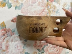 تصویر لیوان چوبی کوکسا از جنس چوب B7540 