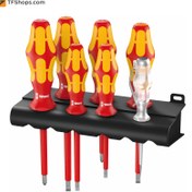 تصویر مجموعه 7 عددی پیچگوشتی فشار قوی ورا مدل 05006147001 VDE Insulated screwdriver Set