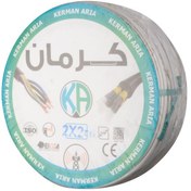 تصویر کابل تلفن دو زوج کرمان ۱۰۰ متری 