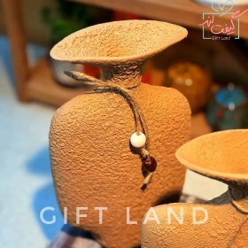 تصویر گلدان جفتی لینا پلی استر 