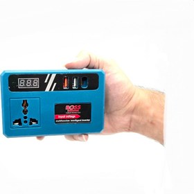 تصویر تبدیل باتری به برق شهری باس مدل BC با خروجی USB و تایپ C 