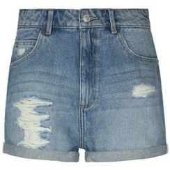 تصویر شلوارک زنانه جین آبی روشن Tally Weijl 