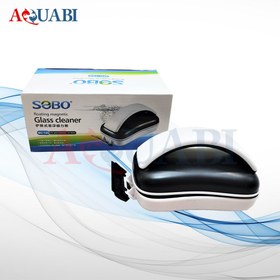 تصویر شیشه پاک کن آکواریوم سوبو مدل MC120 مغناطیسی تیغه دار 