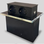 تصویر پریز کابینتی توکار امگا (پریز + USB ) priz kabineti omega veera