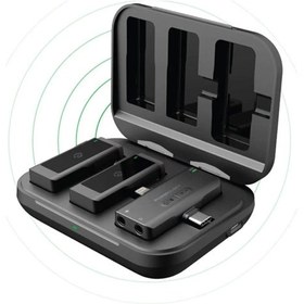 تصویر میکروفون وایرلس دو مخاطبه پاورولوژی مدل PWMIC2BK 