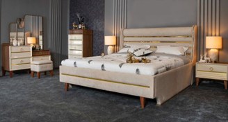 تصویر تخت خواب دونفره کارینا 