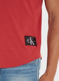 تصویر تی‌شرت یقه گرد لوگو برند calvin klein jeans Logo Crew Neck T-Shirt