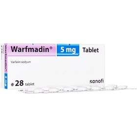 تصویر قرص وارفارین 5 میلی گرم (وارفامادین) – Warfarin 5 mg 