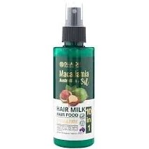 تصویر شیر مو 10 کاره روغن ماکادمیا دیلمون_Macadamia Australian Oil Hair Milk 10 In 1 