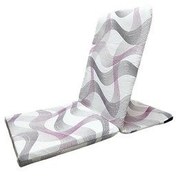 تصویر نیمکت مدیتیشن یوگا سفید صندلی مراقبه کوسن زمینی پشتیبانی شده جک پشت REMEGE 